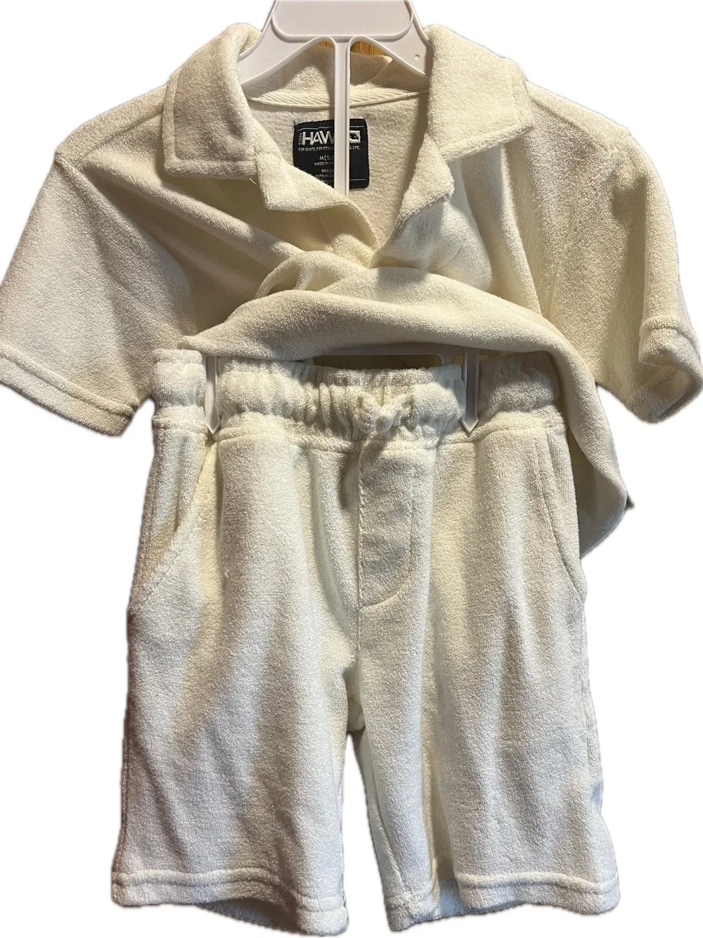 Tony Hawk Cream short set for Boys 5/6